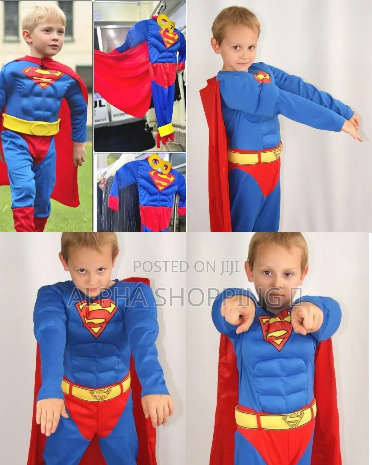 Super Man Costume/የልጆች ተወዳጅ ፊልም ካራክተር አልባስ