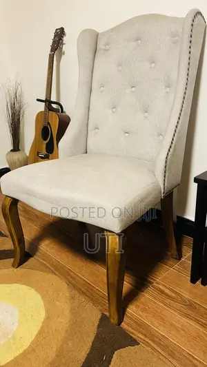 2x Homecentre Victor New Wing Chair, Made in Vietnam, Wood/Fabric