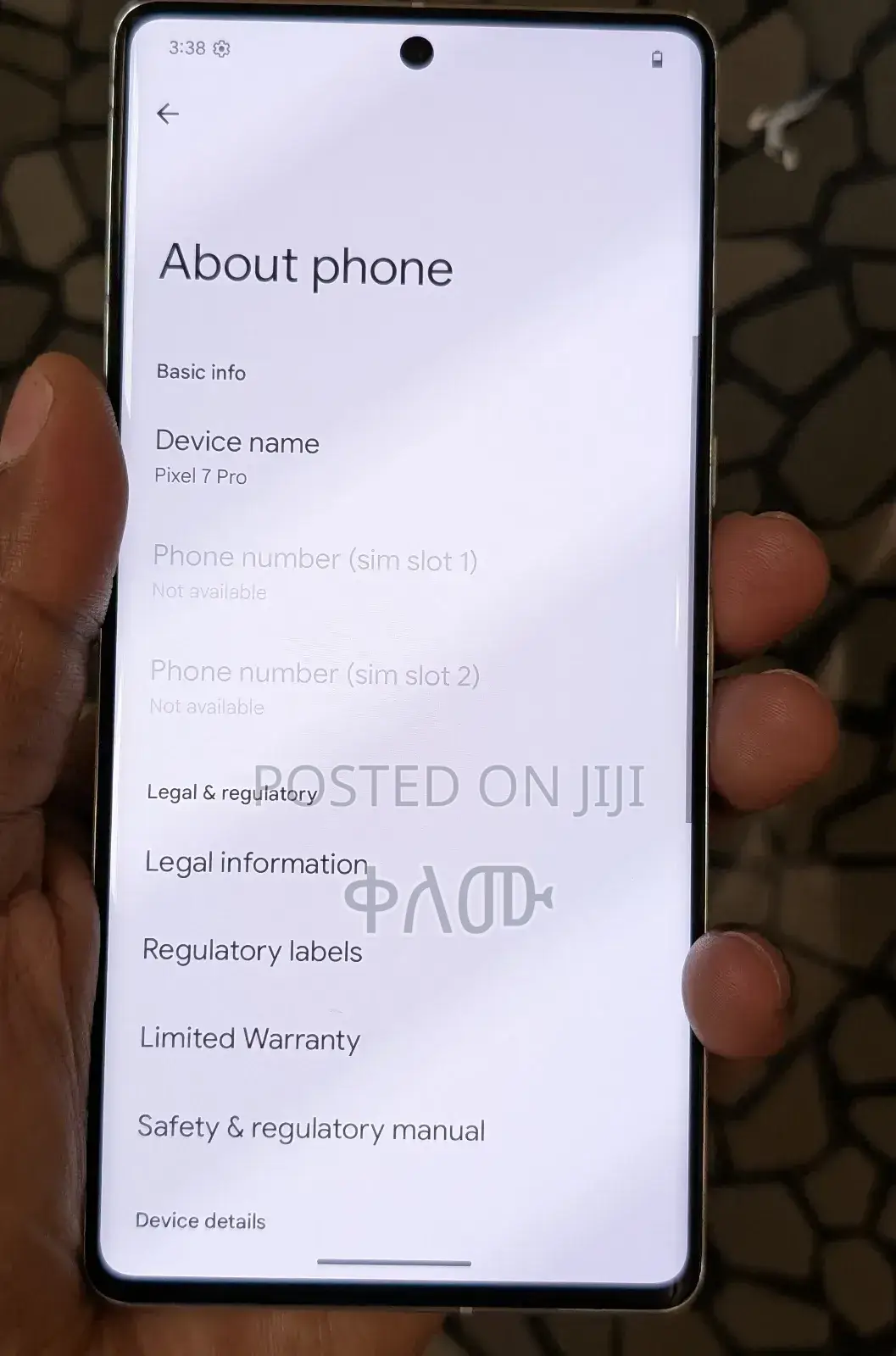 New Google Pixel 7 Pro 256 GB White