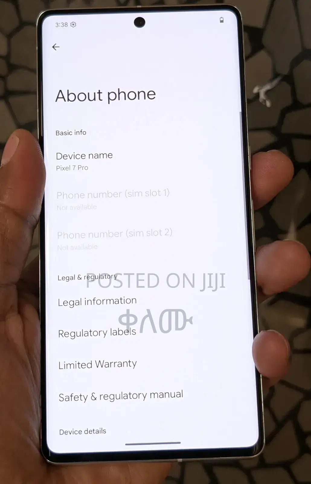 New Google Pixel 7 Pro 256 GB White