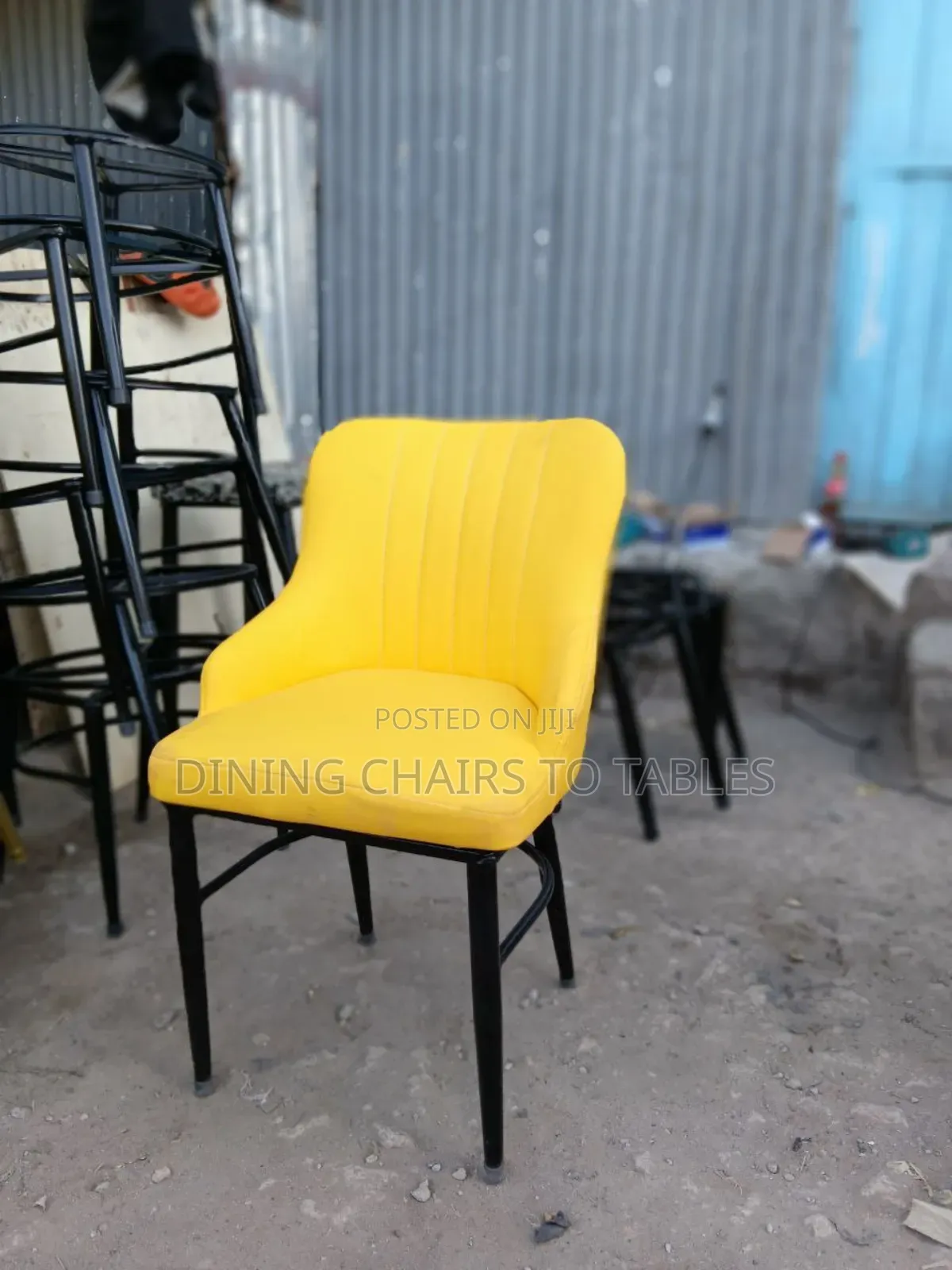 Modern Leather Cafe Chairs