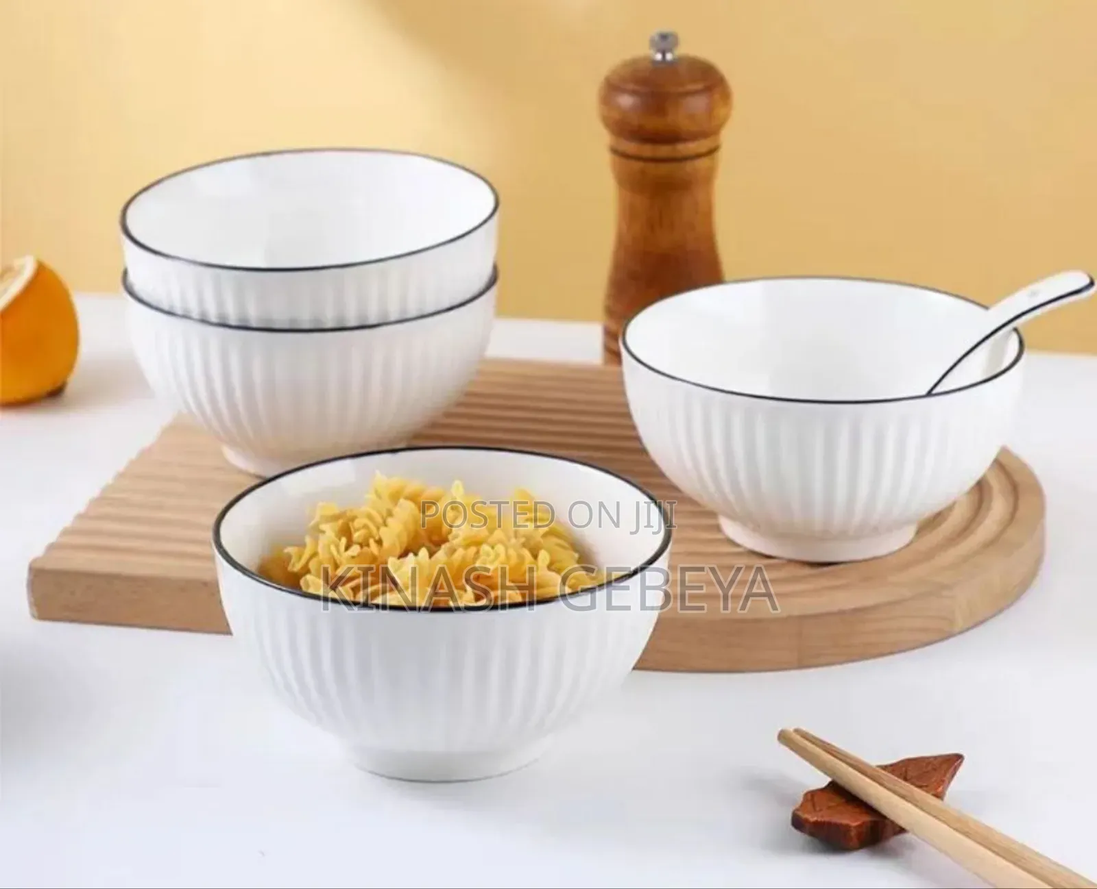 High Quality 6pcs Ceramic Soup Bowls
