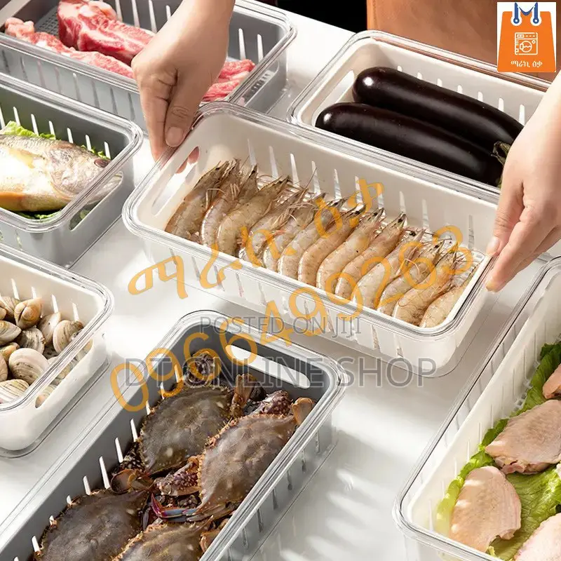 4 Set Refrigerator Storage Box