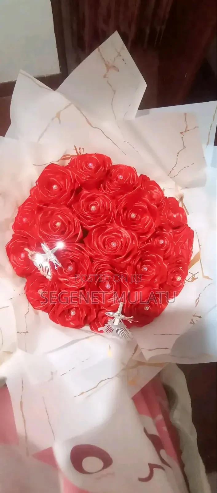 Satin Ribbon Flower Bouquet