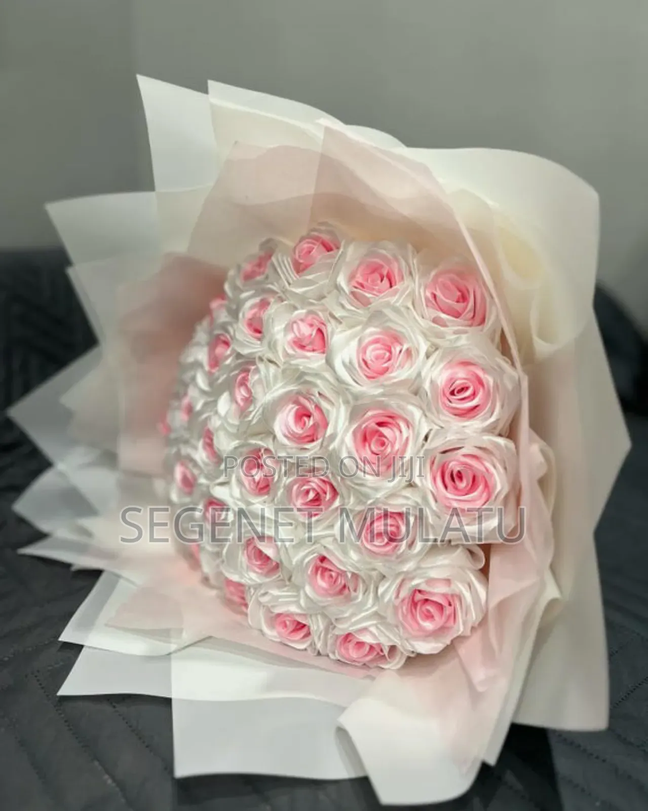 Satin Ribbon Flower Bouquet