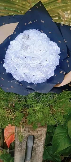 Satin Ribbon Flower Bouquet