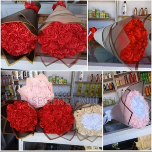 Satin Ribbon Flower Bouquet