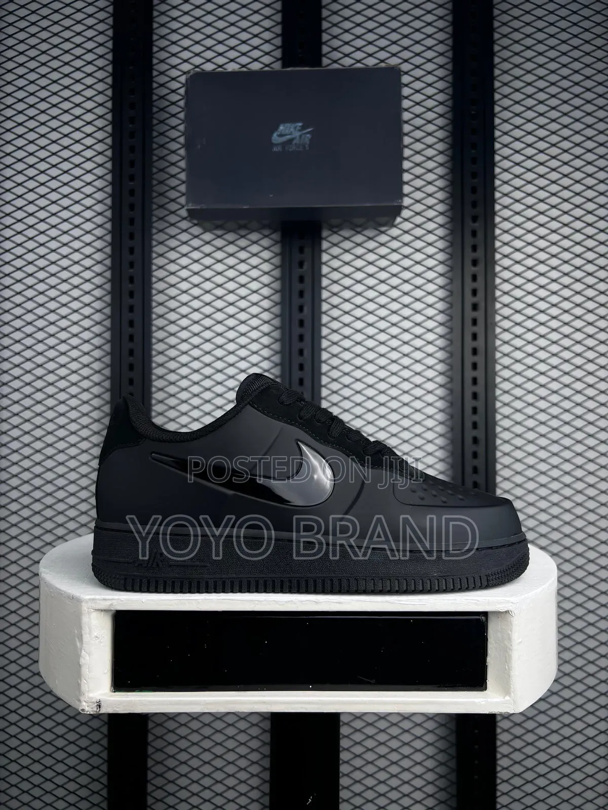 Nike Air Force 1 Foamposite Black Fashion Shoes