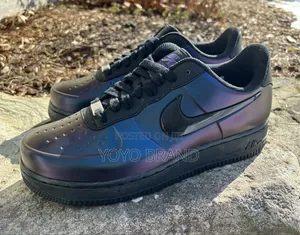 Nike Air Force 1 Foam Posite Blue Black Fashion Shoes