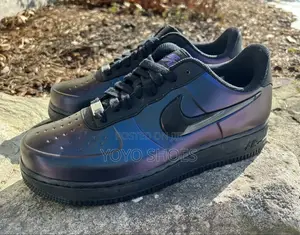 Nike Air Force 1 Foam Posite Blue Black Fashion Shoes
