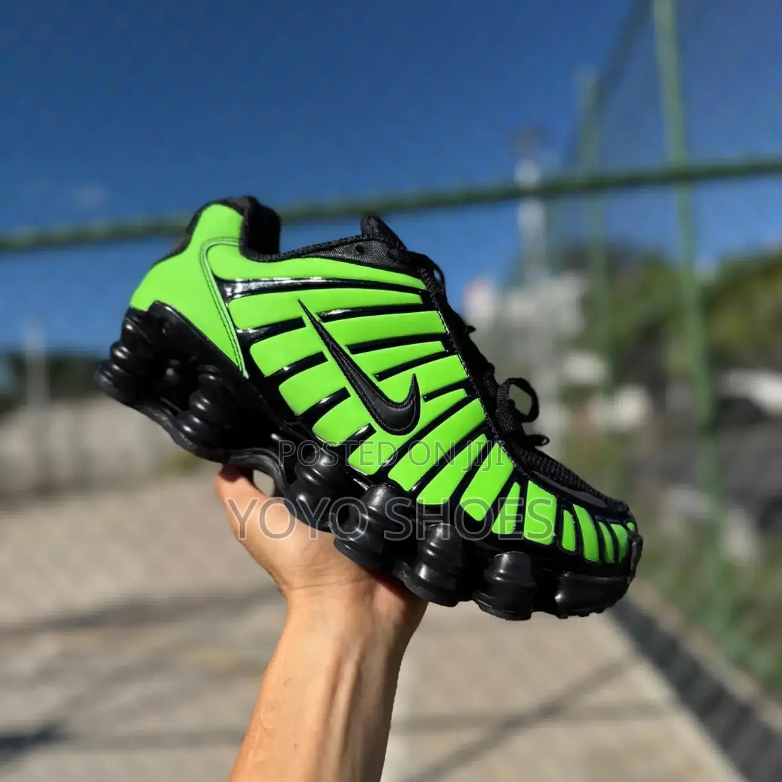 Nike Shox Tl Thermoactive Green Fashion Sneaker
