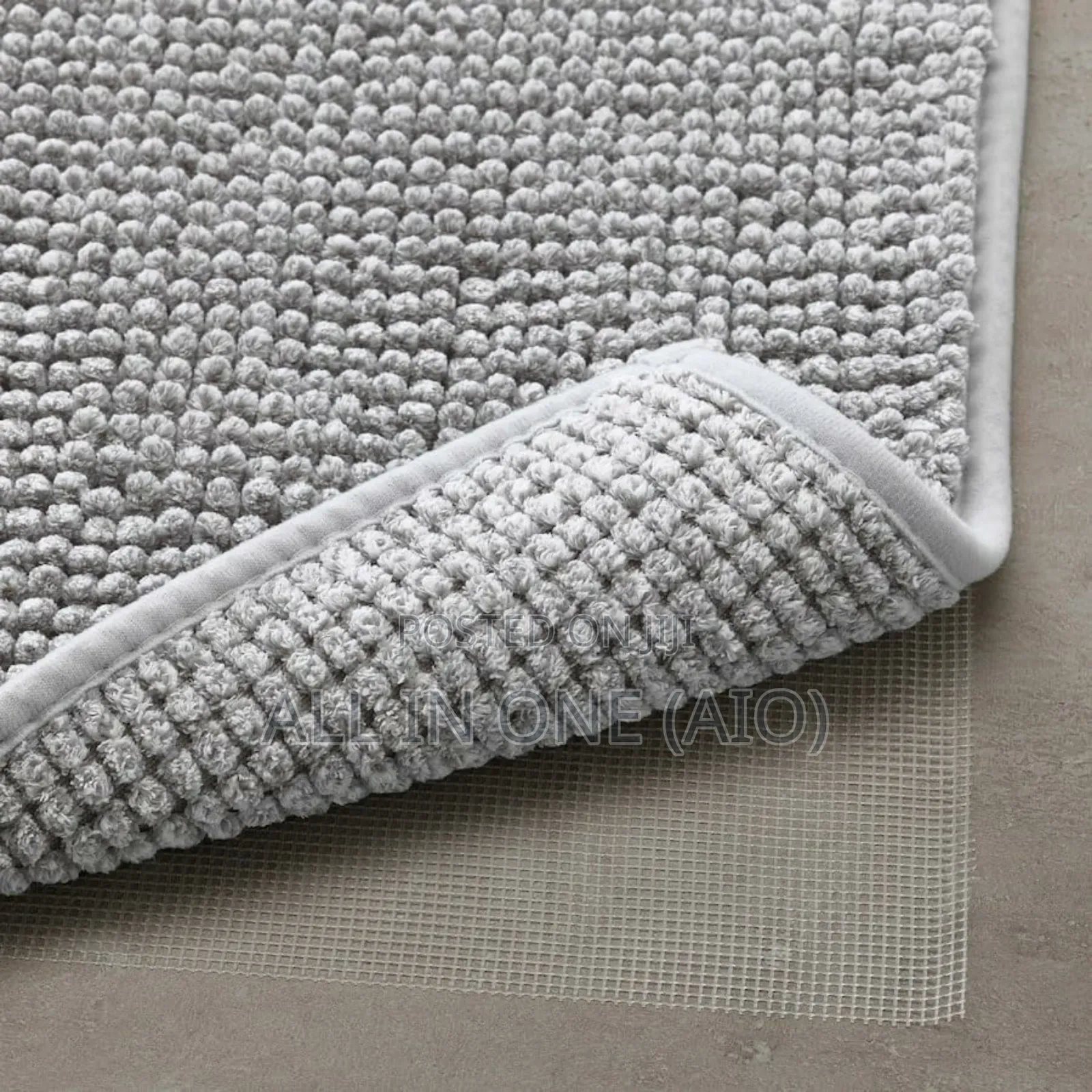 Toftbo Bath Mat, Grey-White Mélange, 50x80 Cm