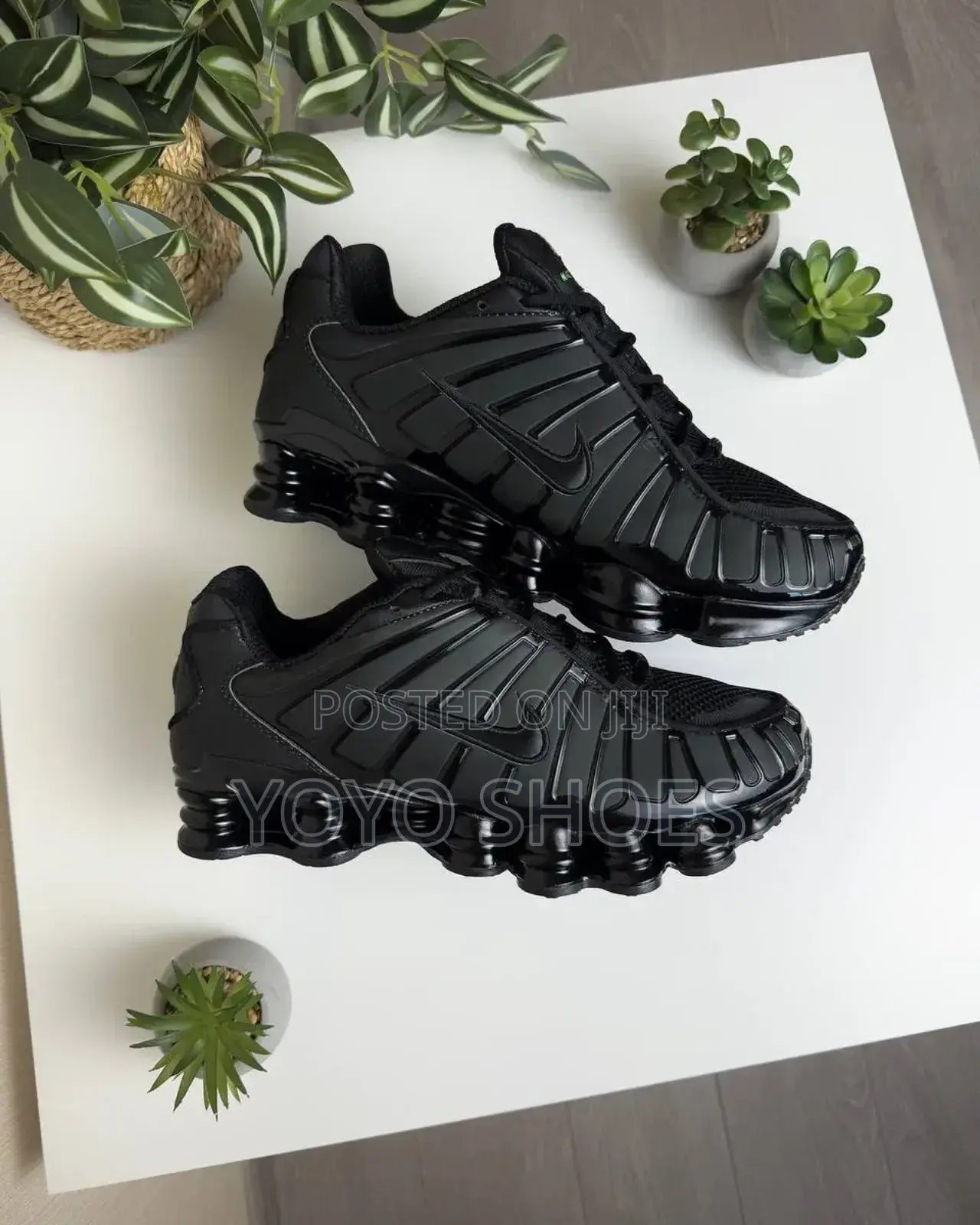Nike Shox Tl Thermoactivetriple Black Faahion Sneaker
