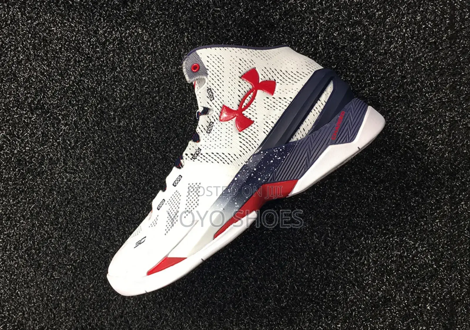 Under Armour Curry 2nm White /Blue Faahion Sneaker