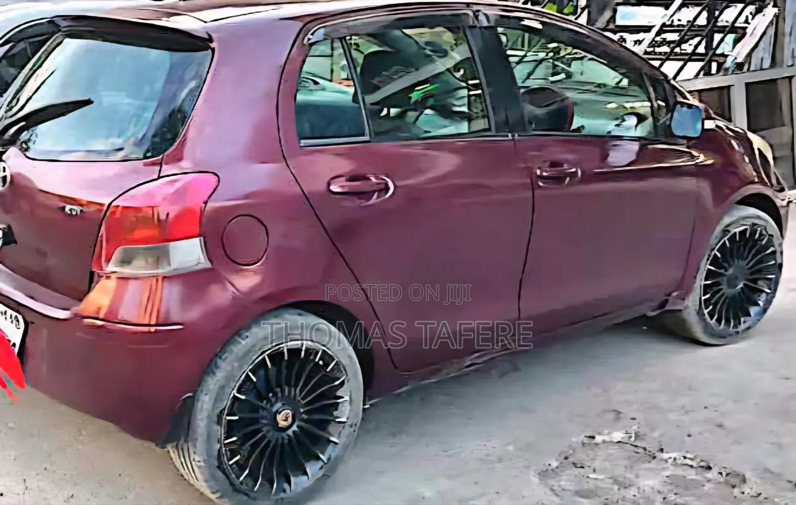 Toyota Yaris 2010 Burgundy