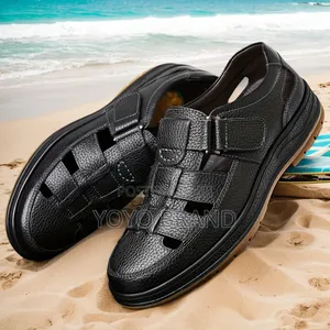 New Arrival Men's Stylish Black Lather Fashion Shoes
