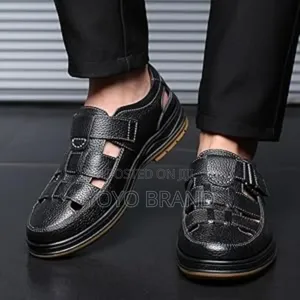 New Arrival Men's Stylish Black Lather Fashion Shoes