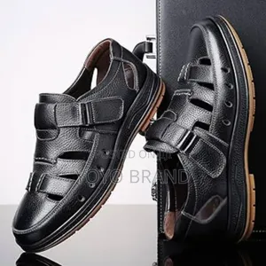 New Arrival Men's Stylish Black Lather Fashion Shoes
