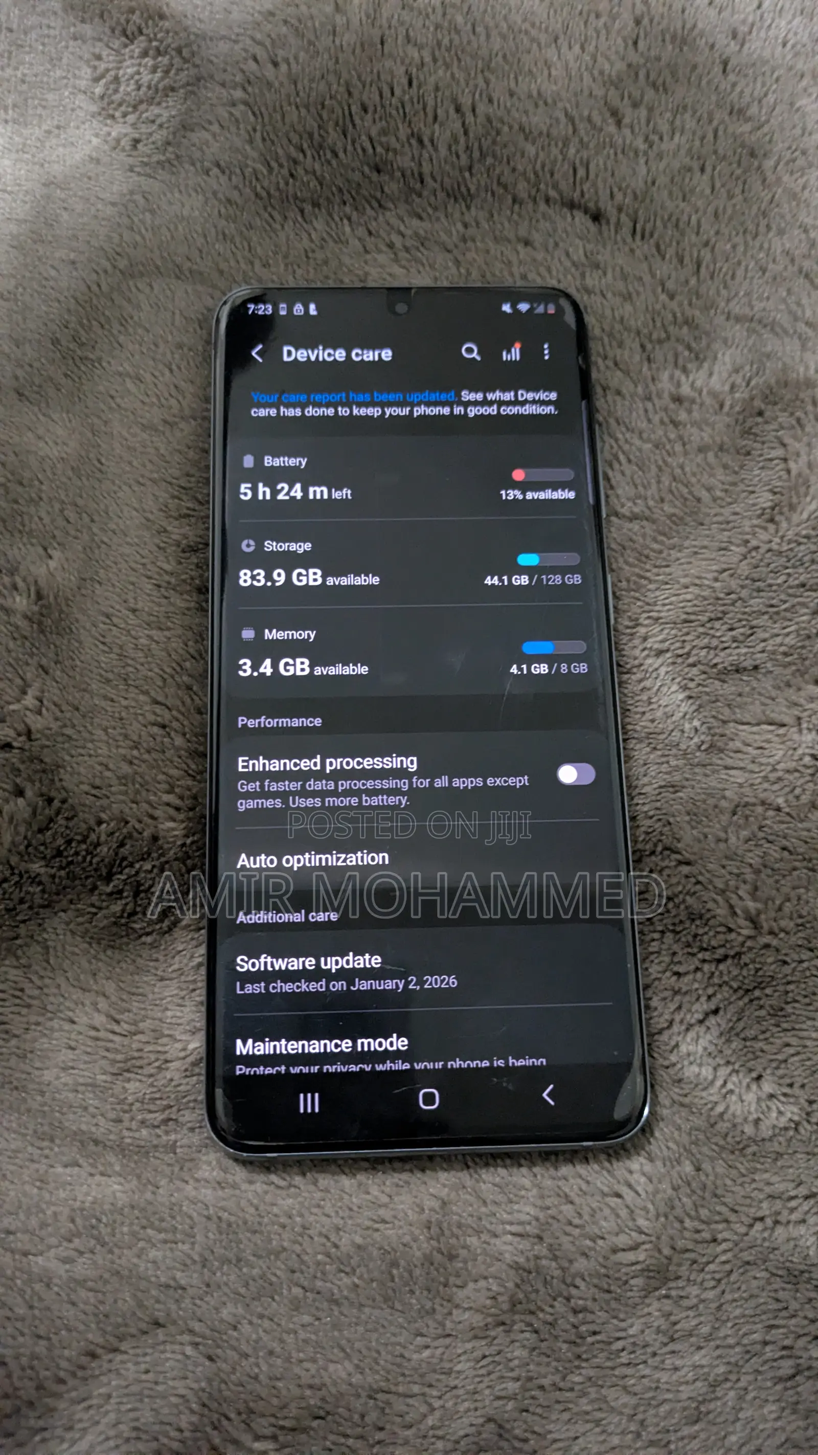 Samsung Galaxy S20 5G Uw 128 GB Gray