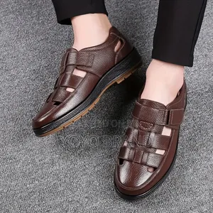 New Arrival Men's Stylish Brown Lather Fashion Shoes