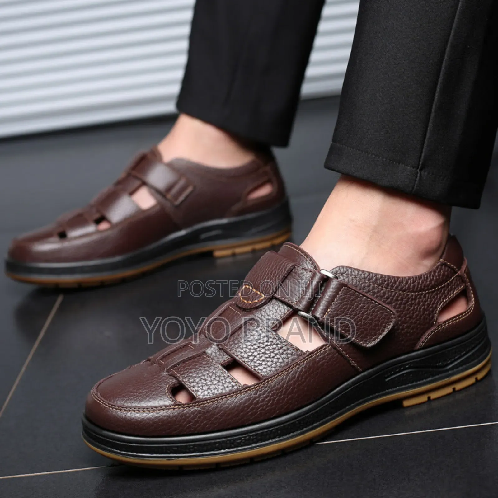 New Arrival Men's Stylish Brown Lather Fashion Shoes