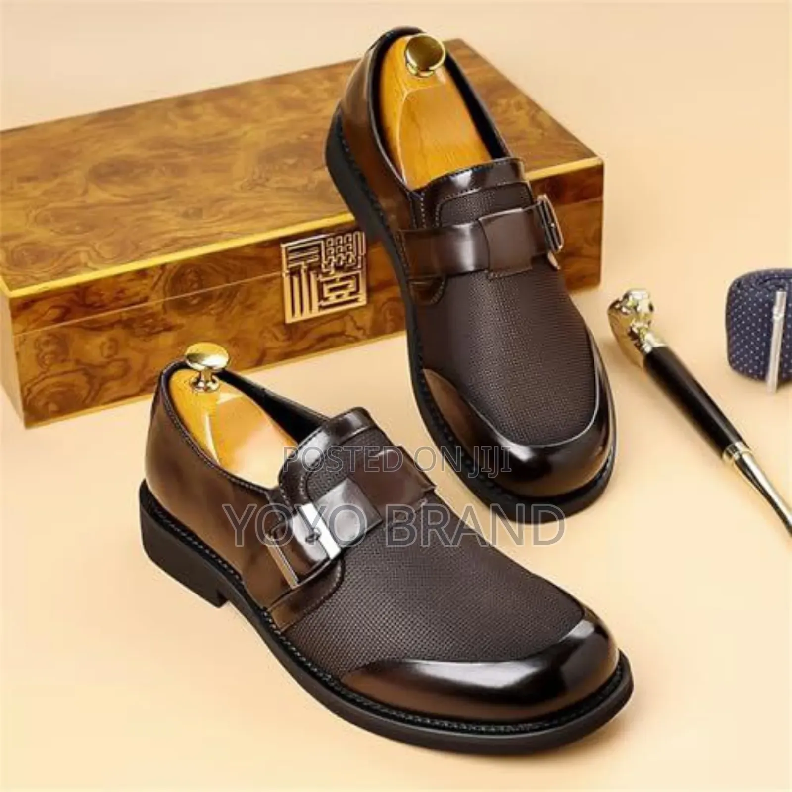 New Arrival High Classic Men's Fashion Lather Shoes