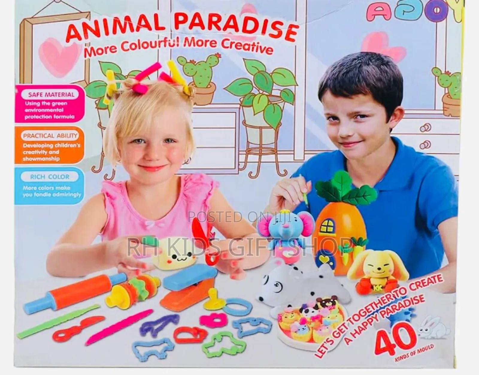 Animal Paradise – Play-Dough Modeling Clay Set