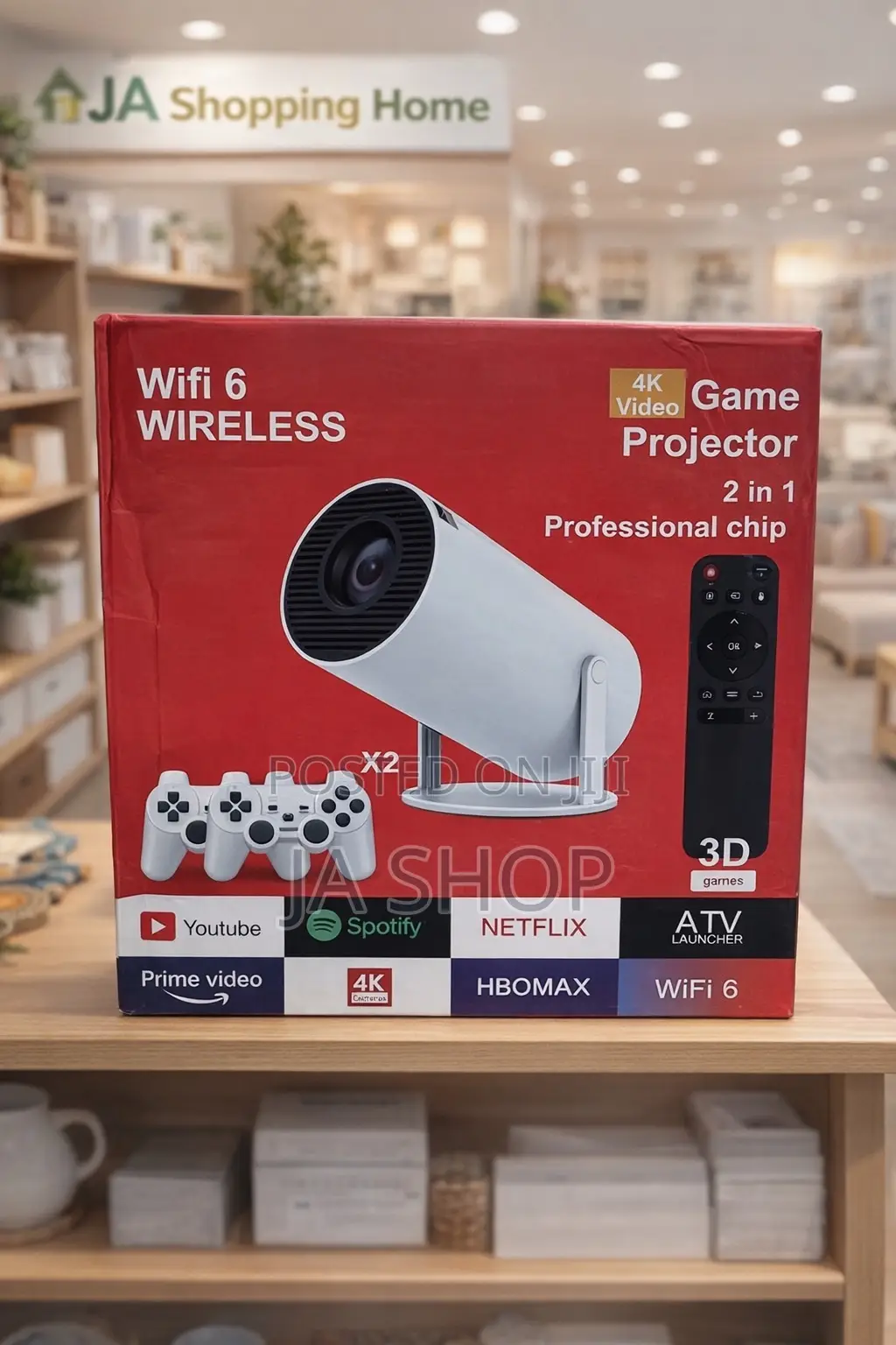 Projector Wifi 6 Wireless Game