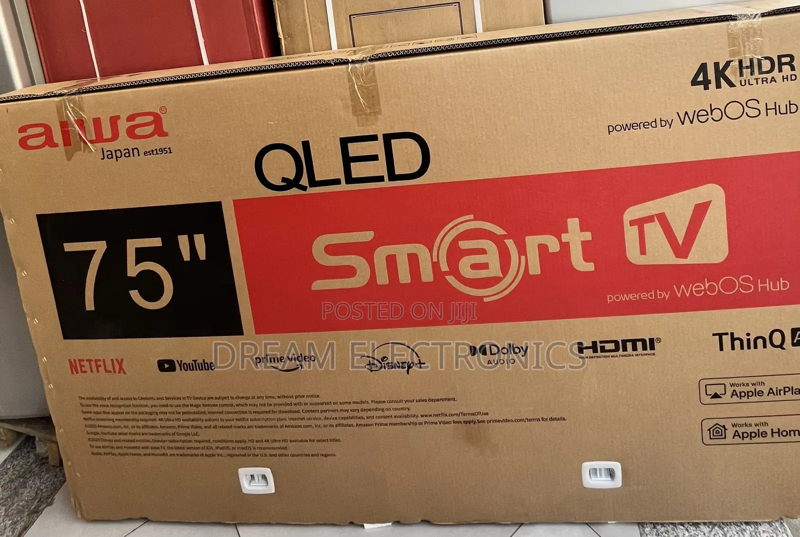 Aiwa Framless Television Powered by Webos Hub