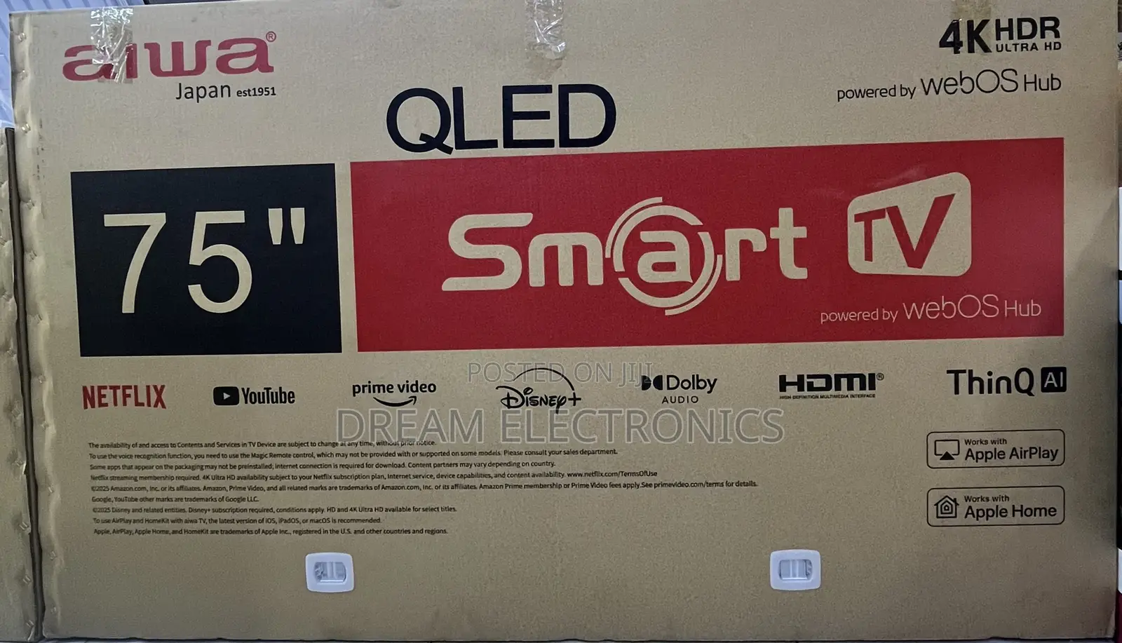 Aiwa Frameless Webos Television