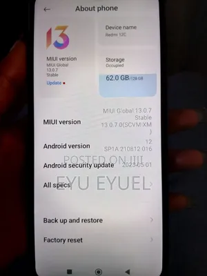 Xiaomi Redmi 12C 128 GB Blue