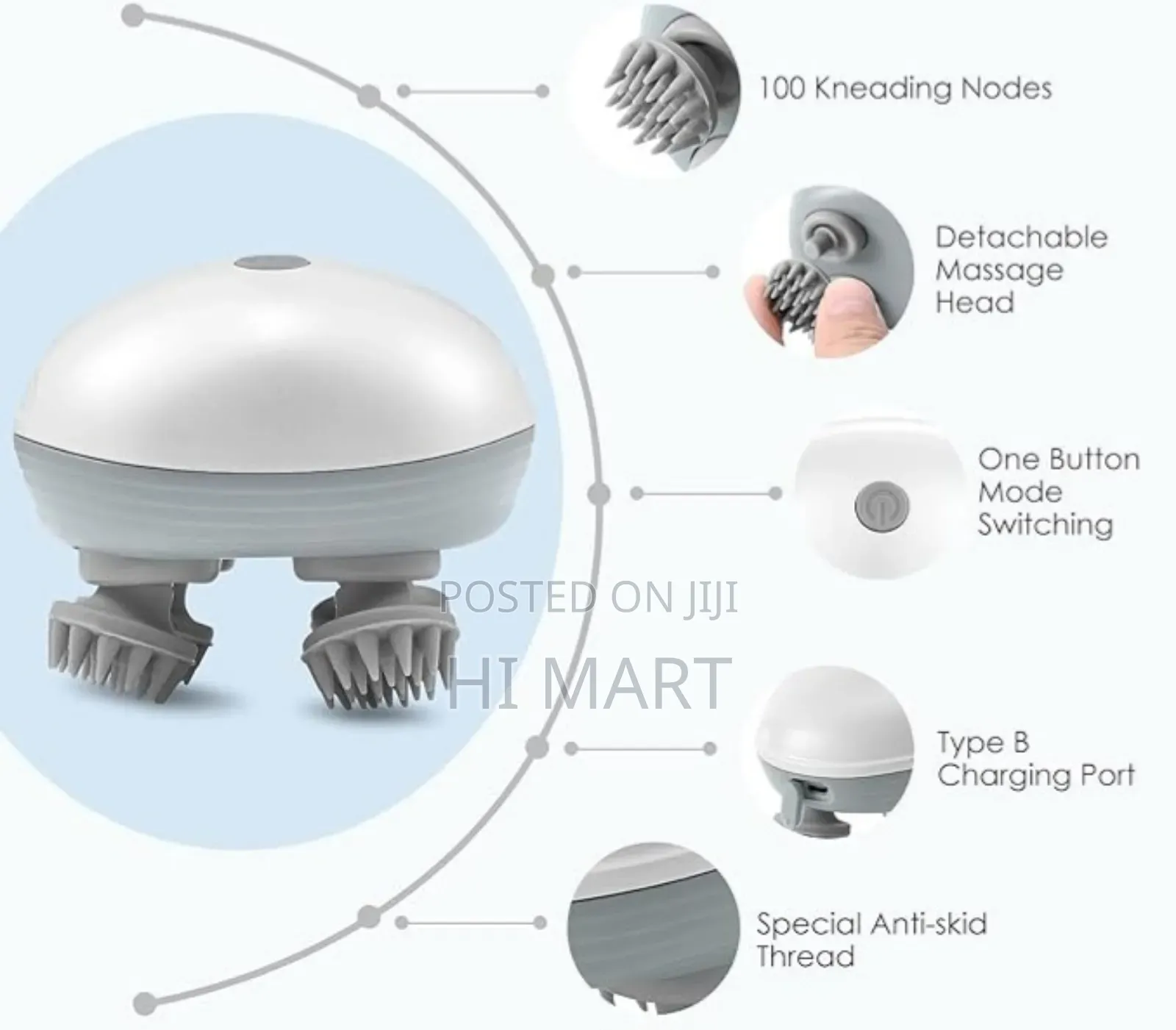 Rechargeable Electric Scalp Massager