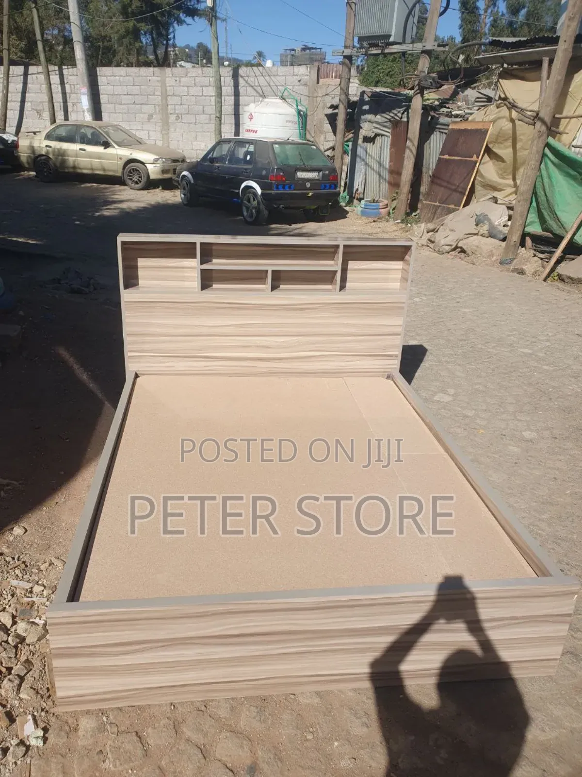 1.50cm Bed Full Laminated MDF