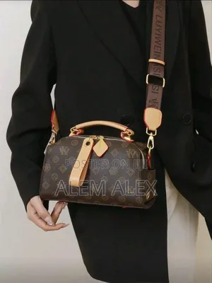 Monogram Pattern Crossbody Bag