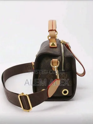 Monogram Pattern Crossbody Bag