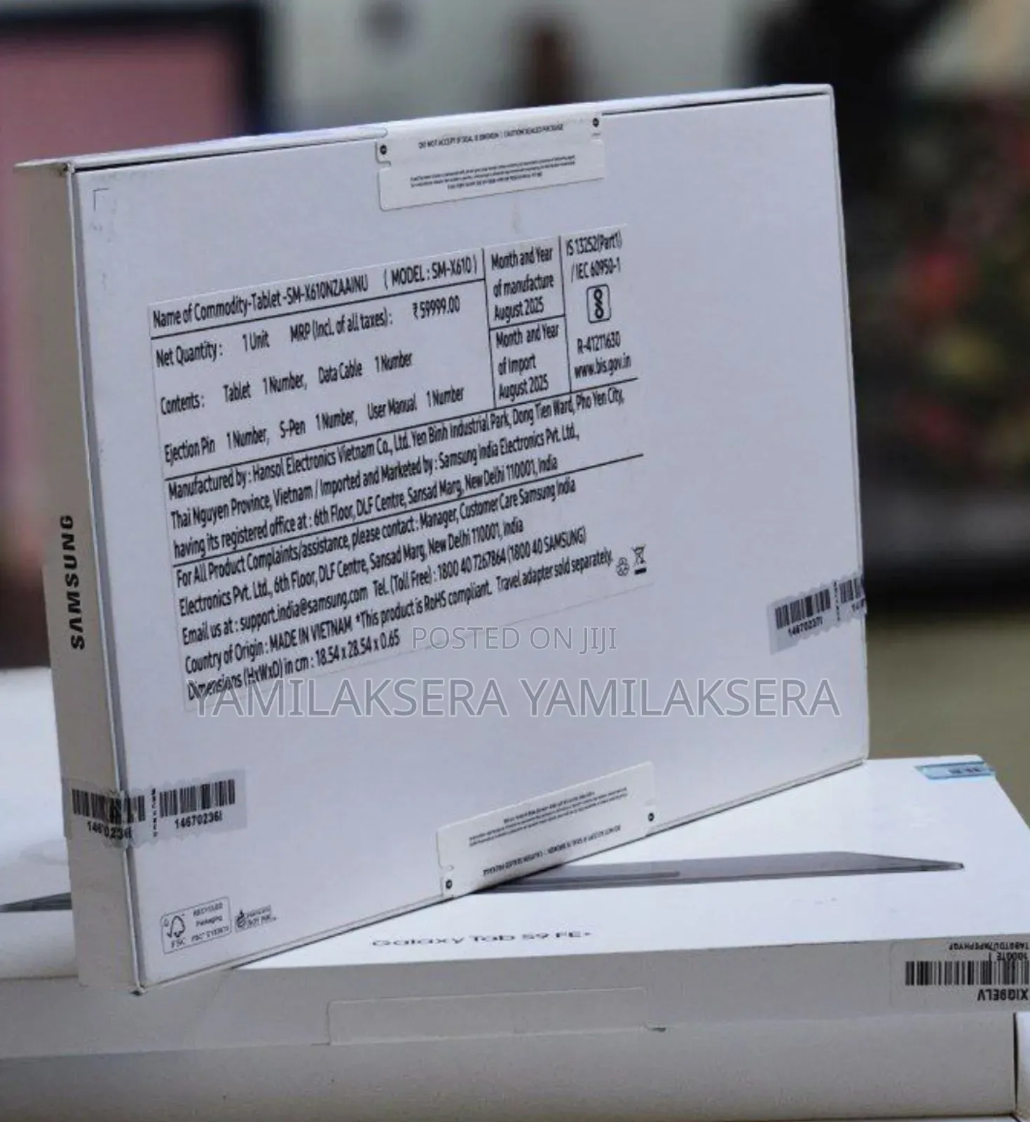 New Samsung Galaxy Tab S9 FE+ 128 GB Silver