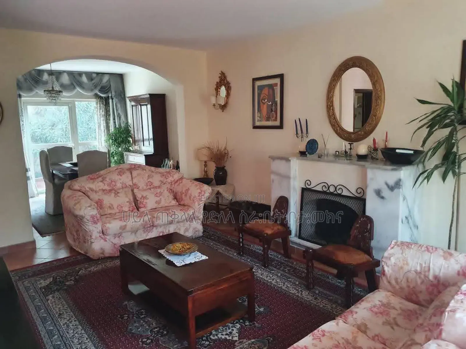 Furnished 4bdrm Townhouse/Terrace in ሳንሻይን ሪልስተት ኮምፋውንድ, Yeka for sale