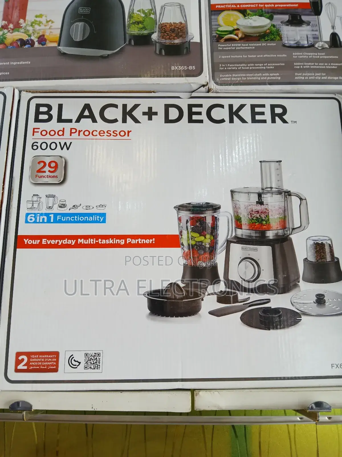 Black+Decker Kitchen Robot Deluxe 5-in-1 Food Processor (Model: