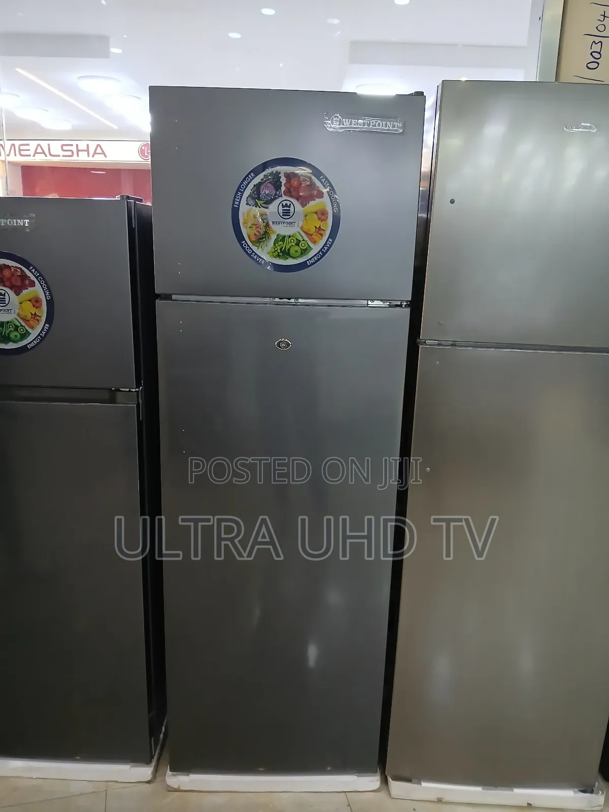 Westpoint Double-Door Refrigerator. Key Features Include: