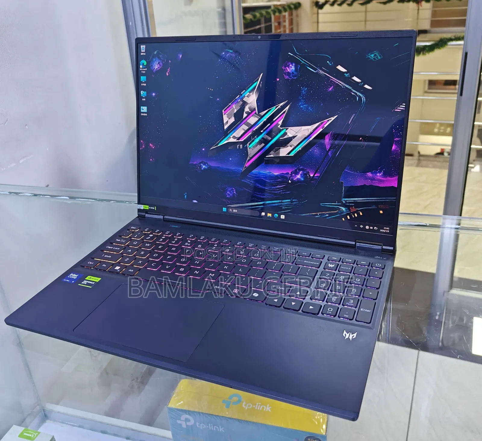 New Laptop Acer Predator Helios Neo 16 16GB Intel Core Ultra 9 SSD 1T