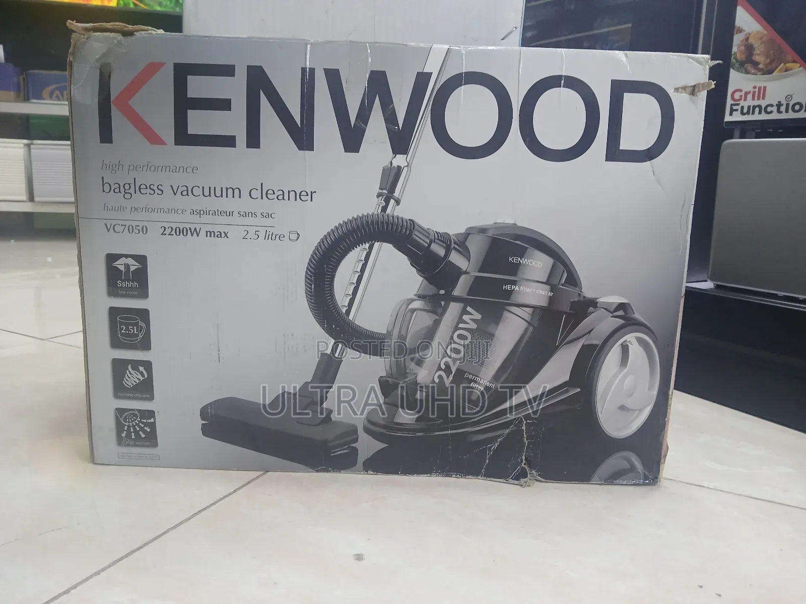 Kenwood Vc7050 High-Performance, Bagless Canister Vacuum Cleaner. Key