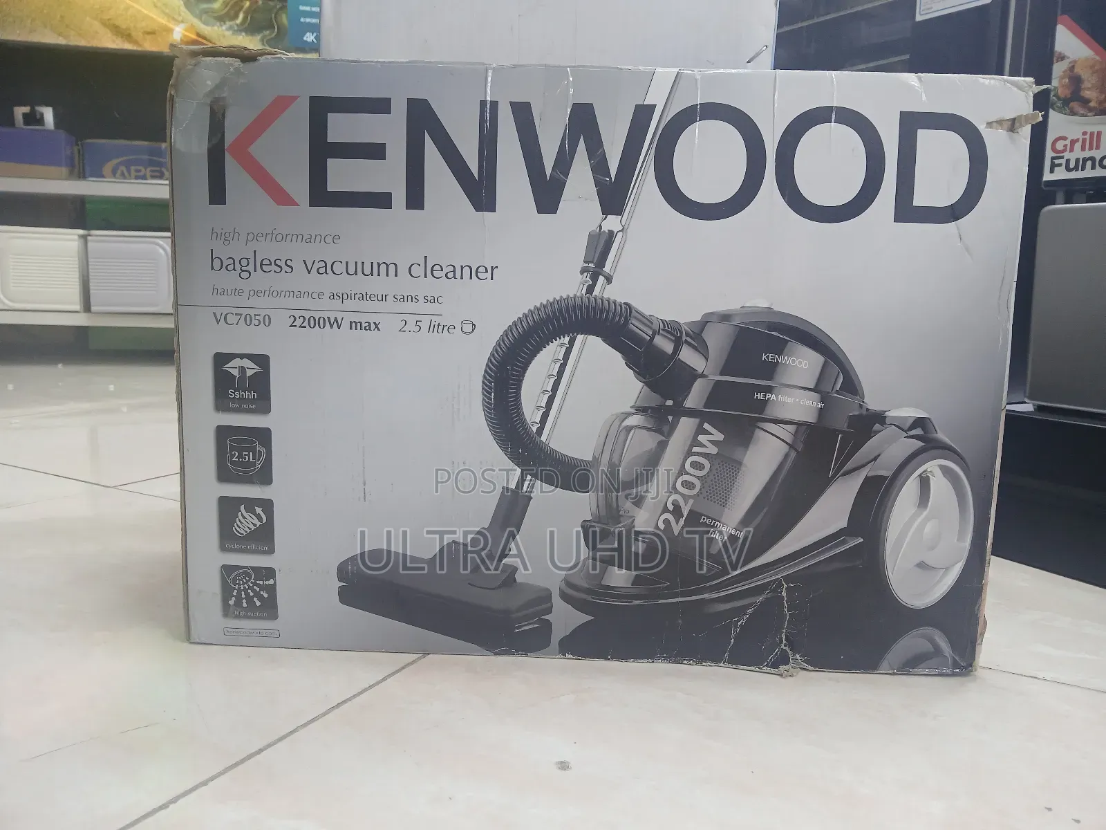Kenwood Vc7050 High-Performance, Bagless Canister Vacuum Cleaner. Key