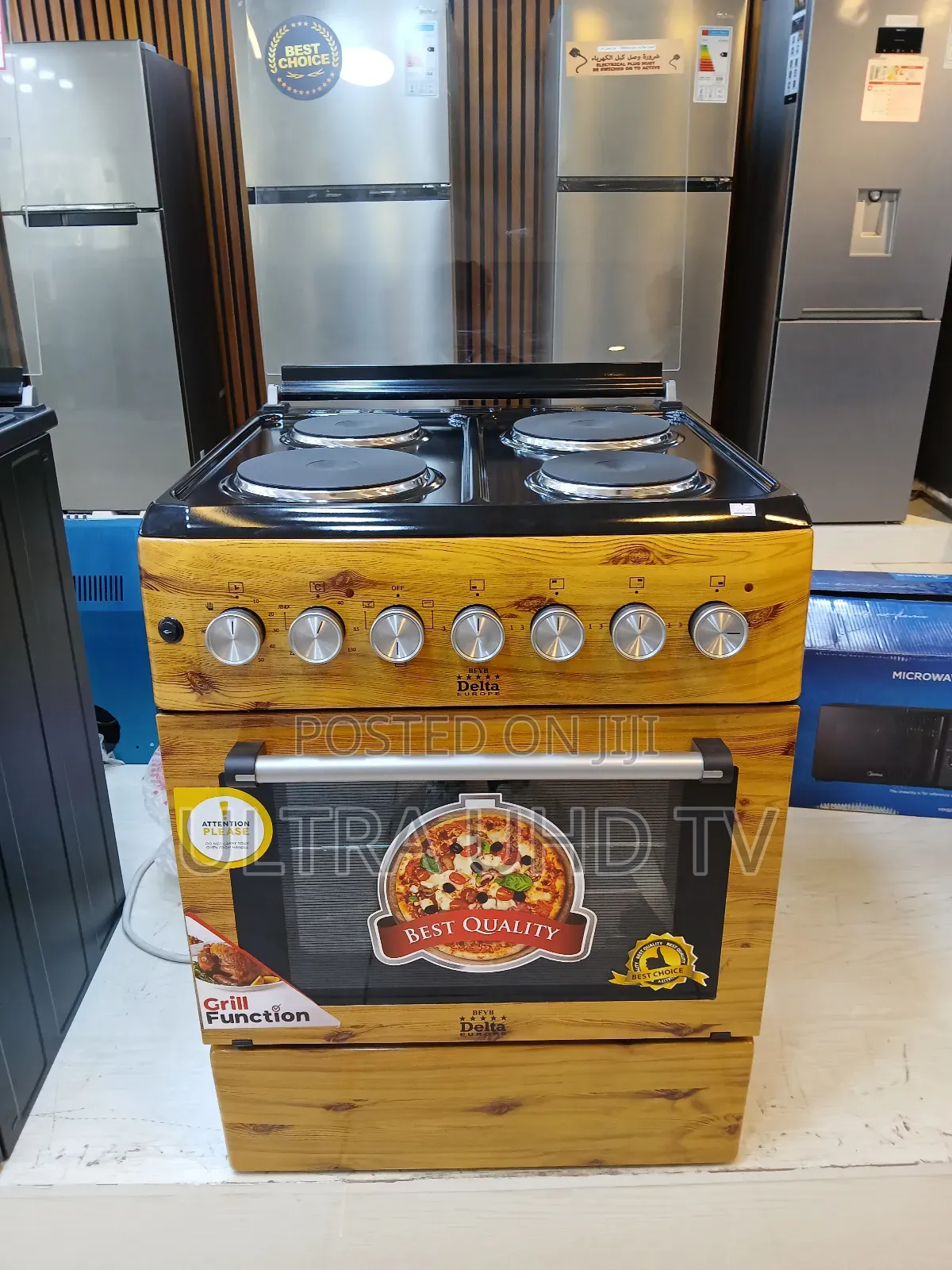 Delta Freestanding Electric Oven and Cooker.