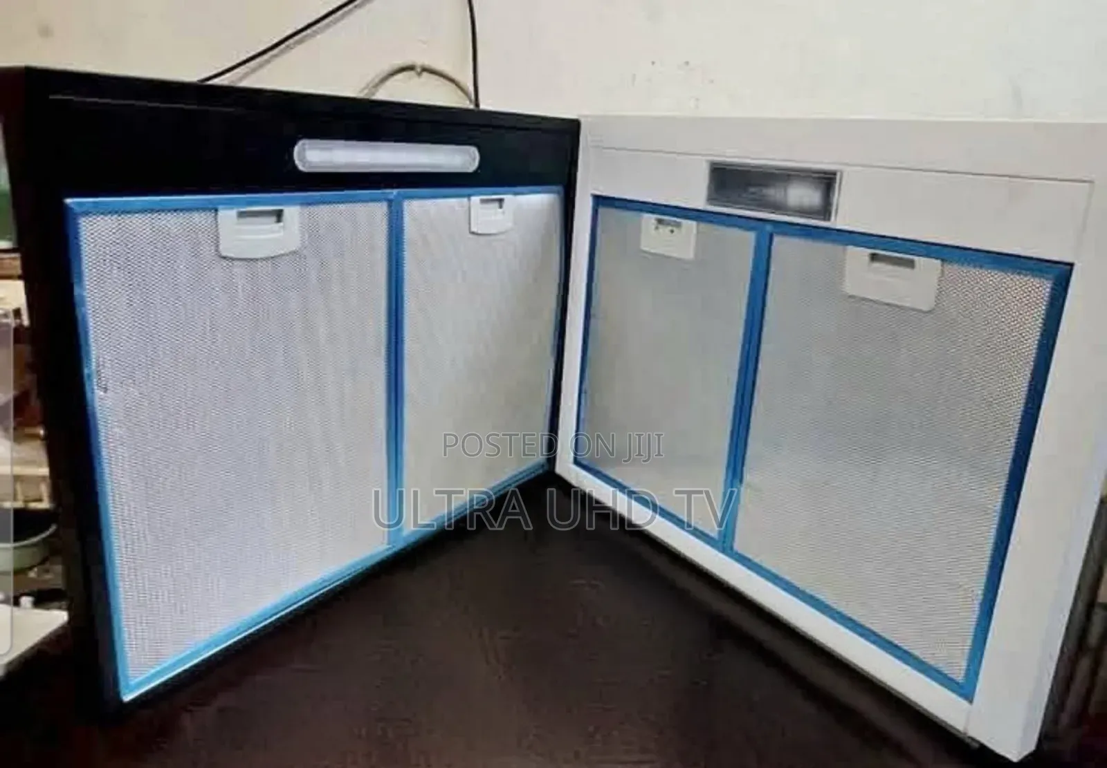 Kitchen Range Hoods, Also Known as Extractor Fans, Shown in Black And