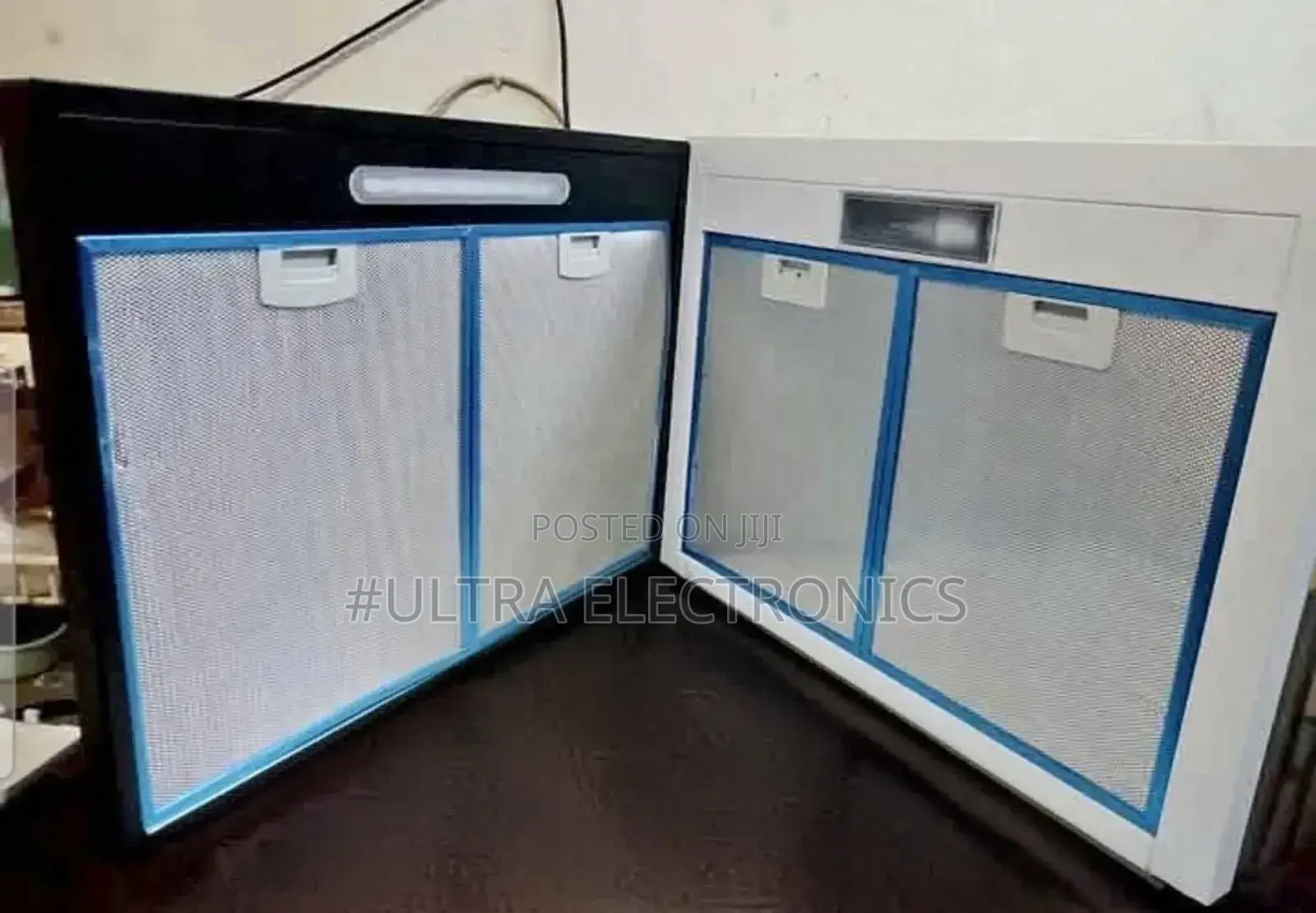 Kitchen Range Hoods, Also Known as Extractor Fans, Shown in Black And
