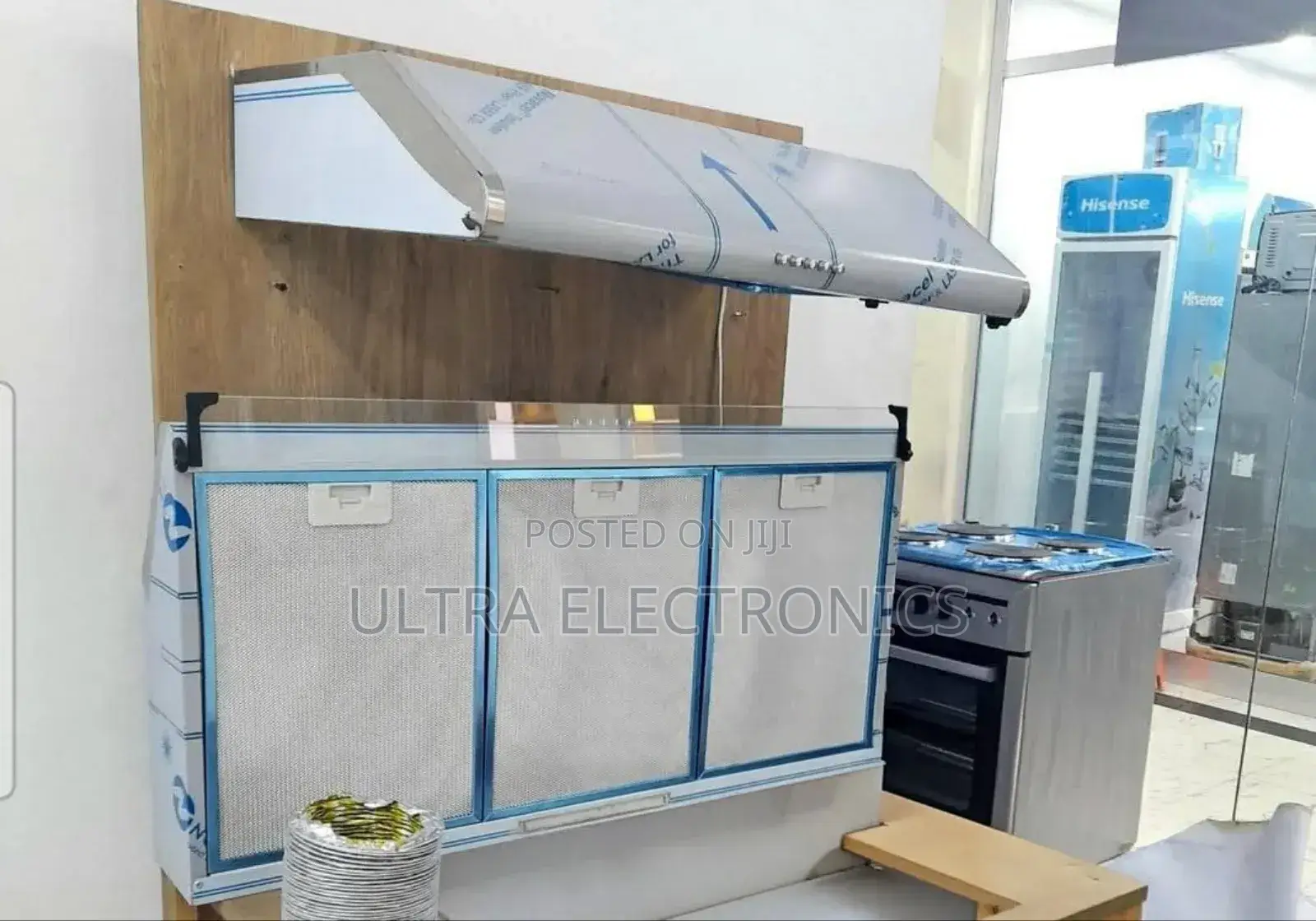 Kitchen Range Hood. It Appears to Be a Slim or Built-in Model