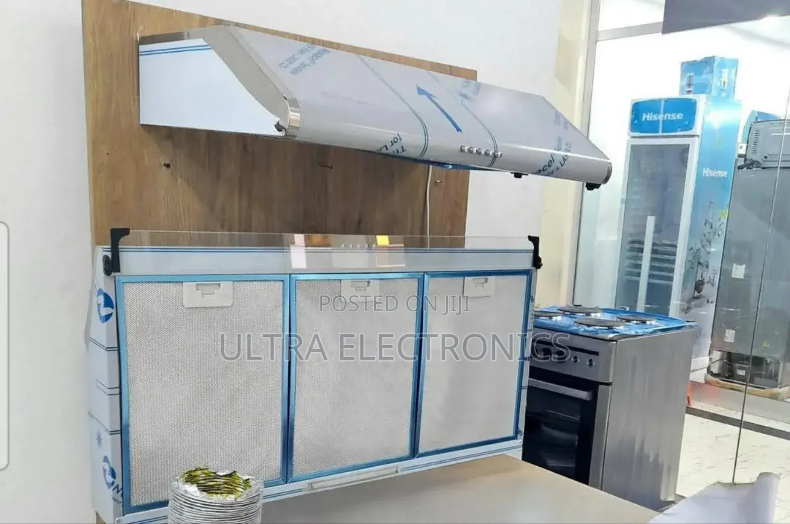 Kitchen Range Hood. It Appears to Be a Slim or Built-in Model