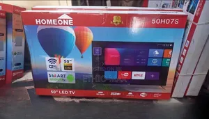 Homeone Tv 50” Smart Android – Double Glass | Big Screen | New Arrival