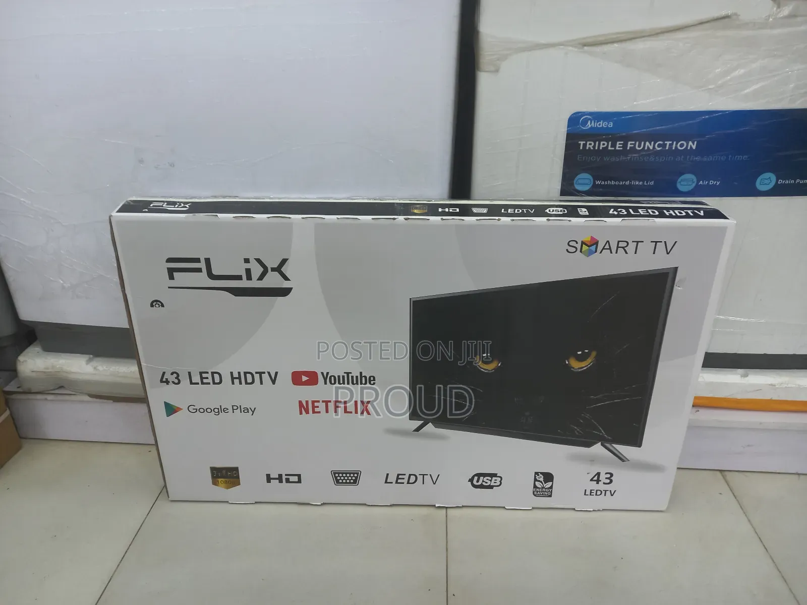 Flix 43 Inch Smart Android Tv
