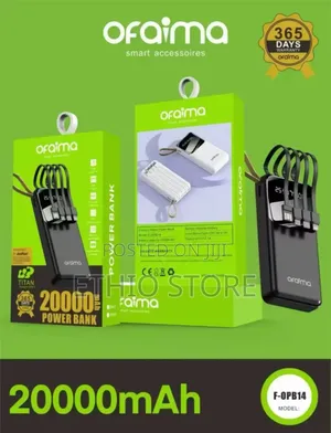 Ofaimo Titan 30,000mah ፓወር ባንክ